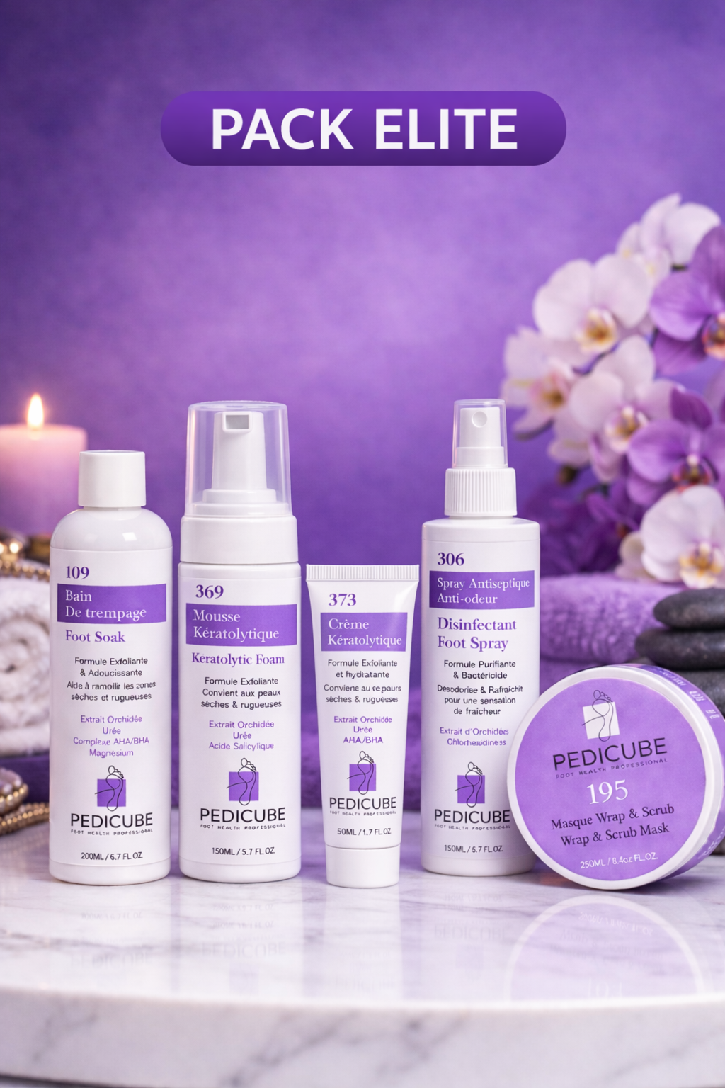 Packs Pedicube – Soin des Pieds à Domicile (3 Niveaux)